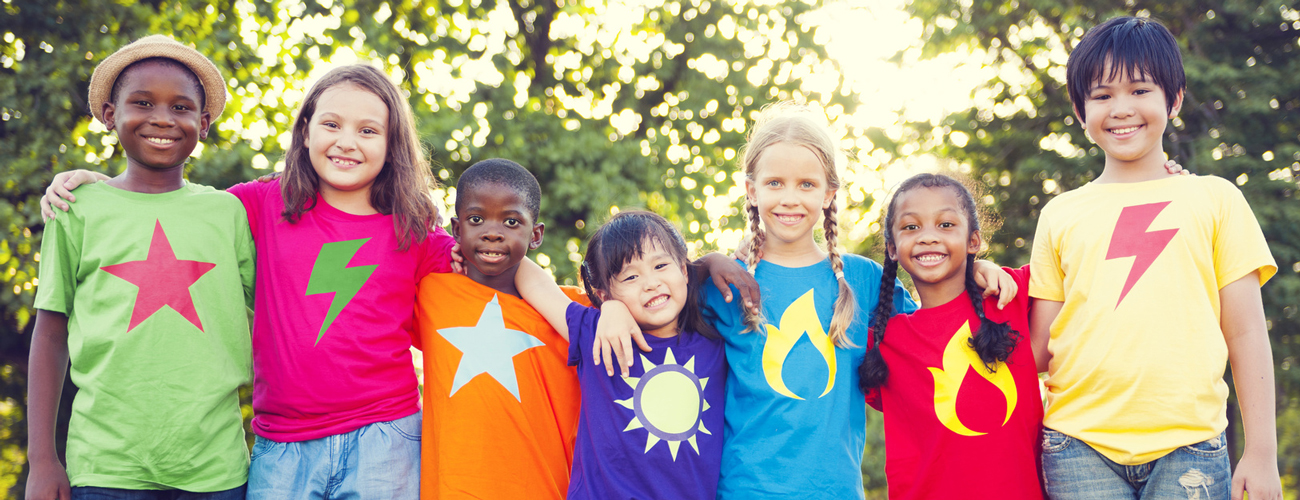 A group of smiling children